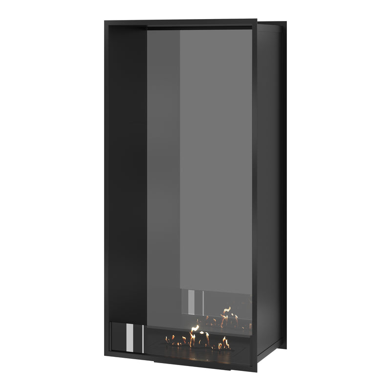 Fame Vertical Doorkijkhaard Enkel Volle Glas 70 x 200 cm