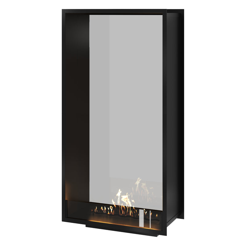 Fame Vertical Doorkijkhaard Enkel Volle Glas 80 x 200 cm