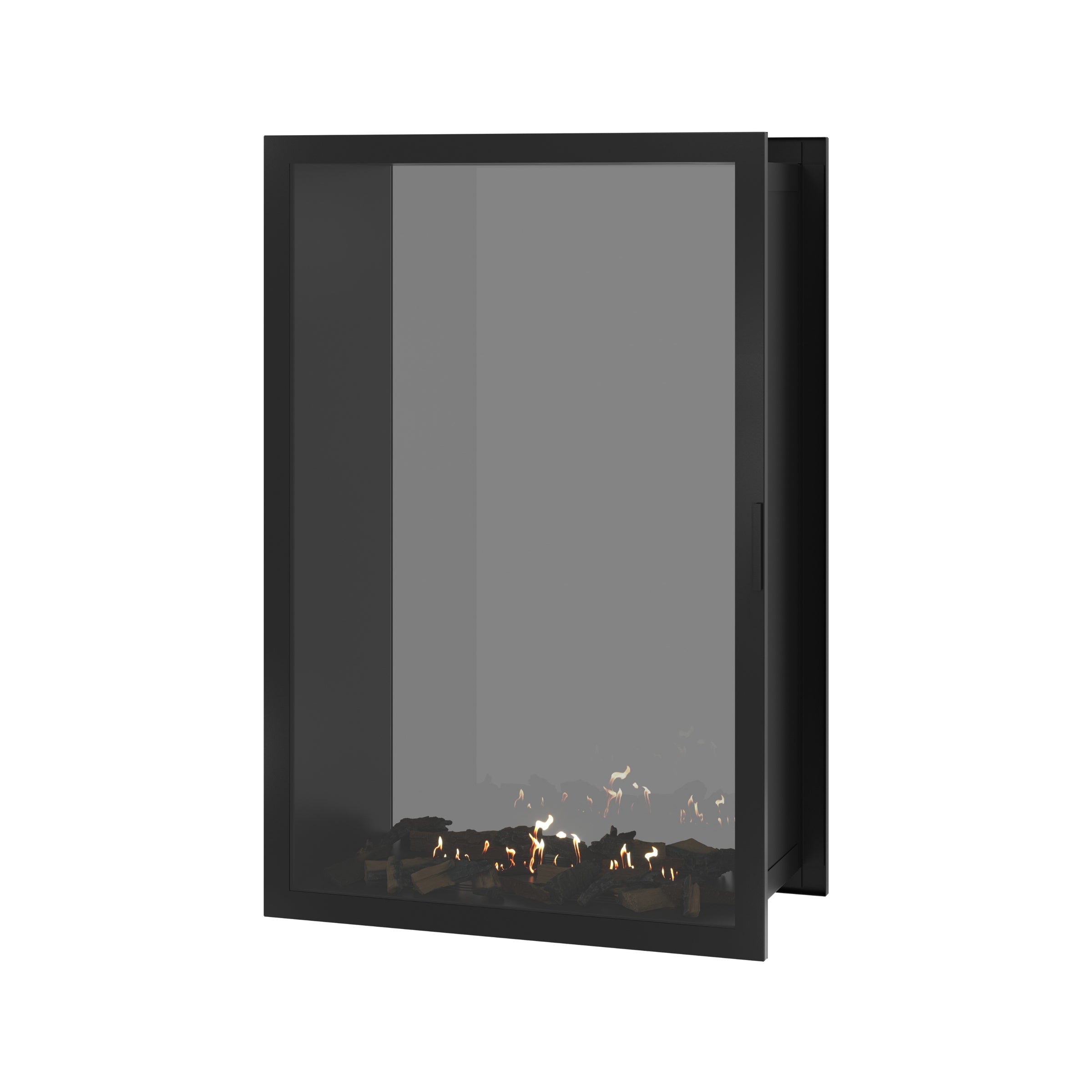 Fame Vertical Doorkijkhaard Met Volle Glas 100 x 120 cm