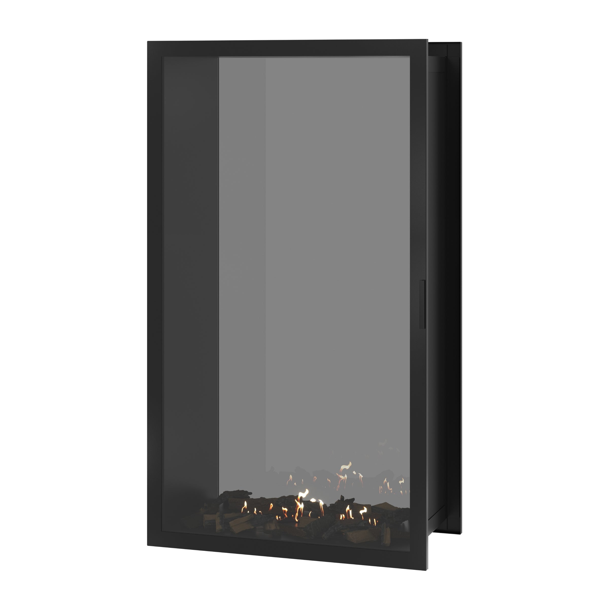 Fame Vertical Doorkijkhaard Met Volle Glas 100 x 180 cm