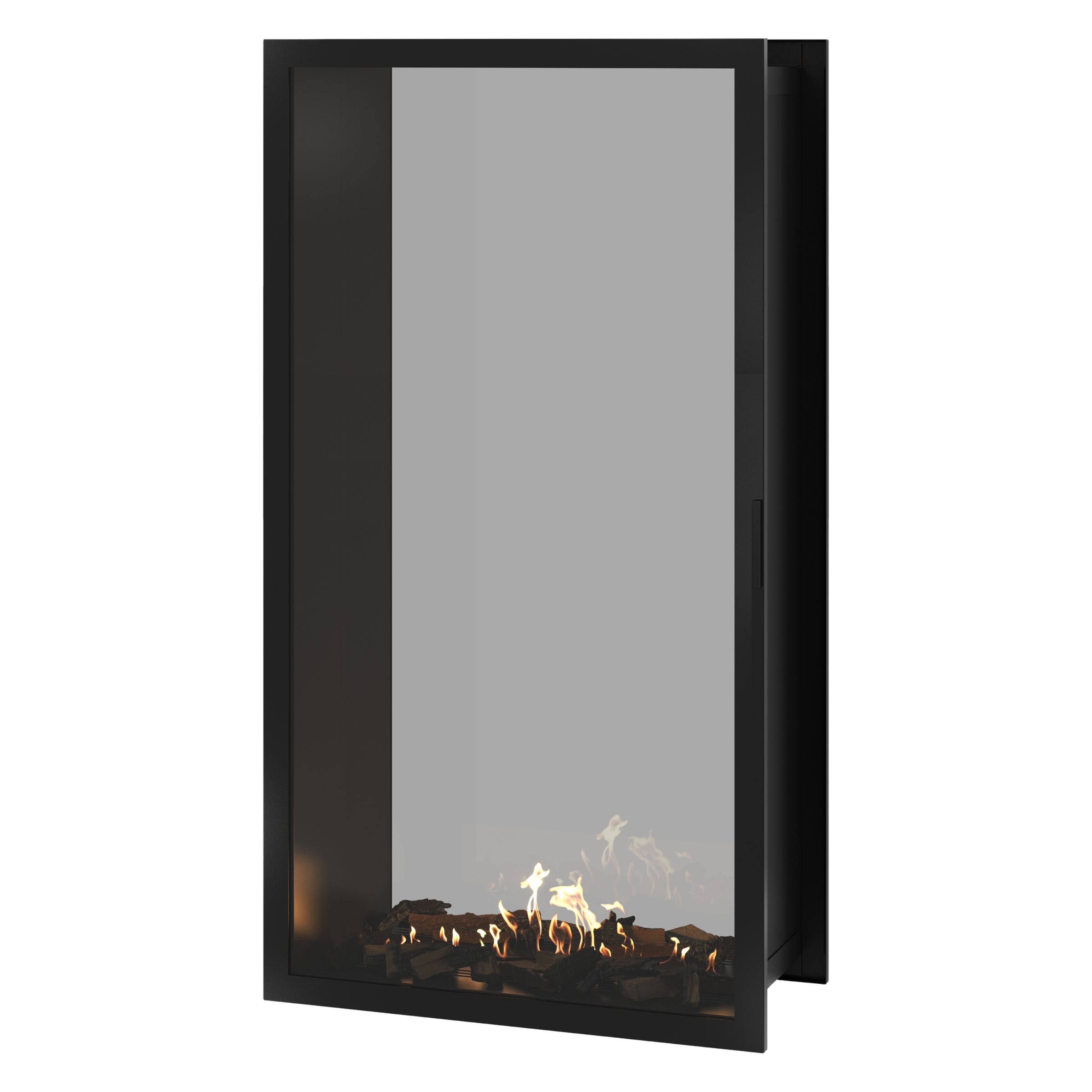 Fame Vertical Doorkijkhaard Met Volle Glas 100 x 200 cm