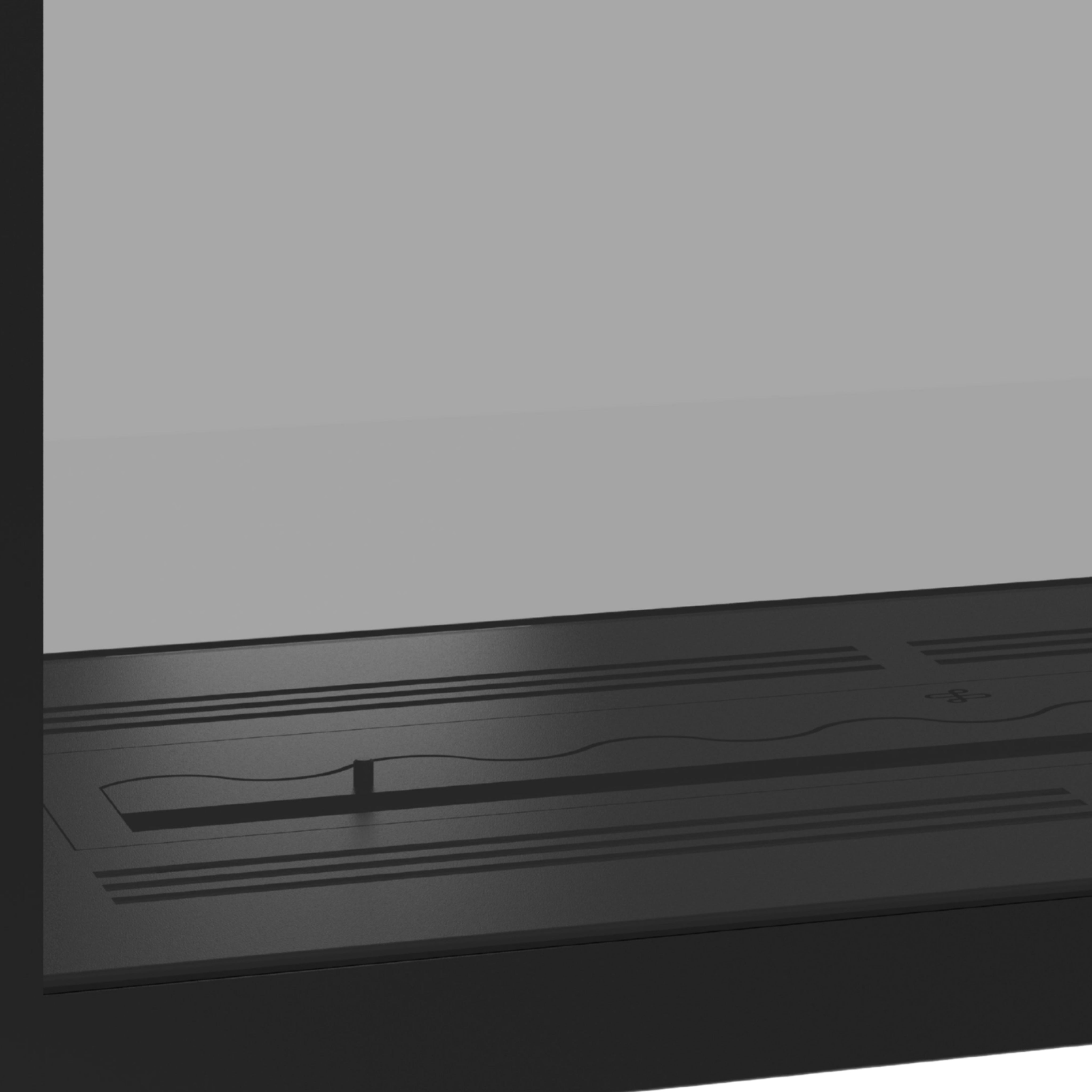 Fame Vertical Doorkijkhaard Met Volle Glas 100 x 100 cm