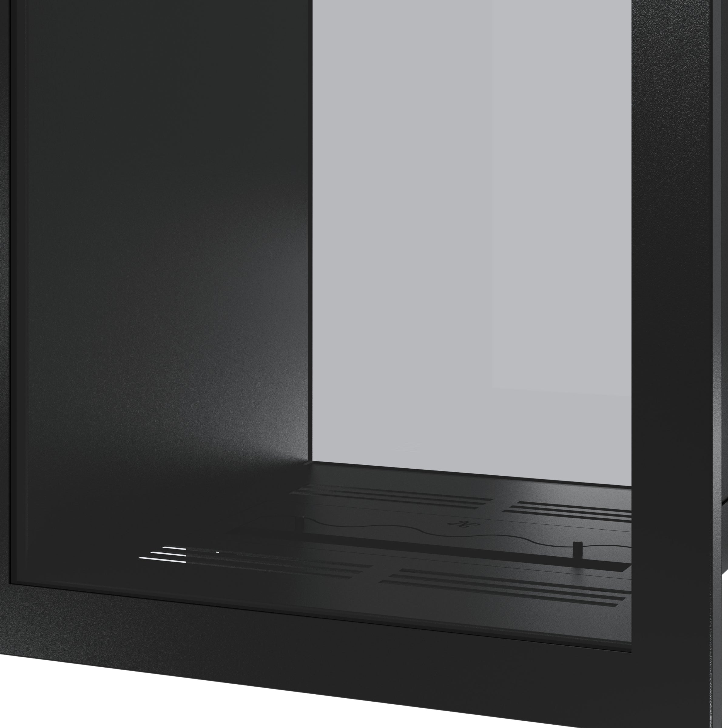 Fame Vertical Doorkijkhaard Met Volle Glas 60 x 100 cm