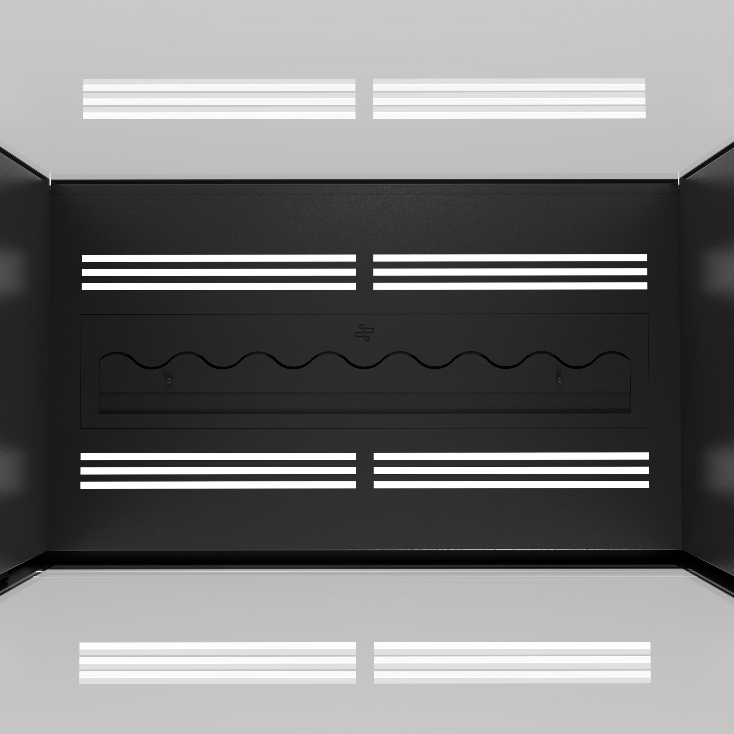 Fame Vertical Doorkijkhaard Met Volle Glas 100 x 160 cm
