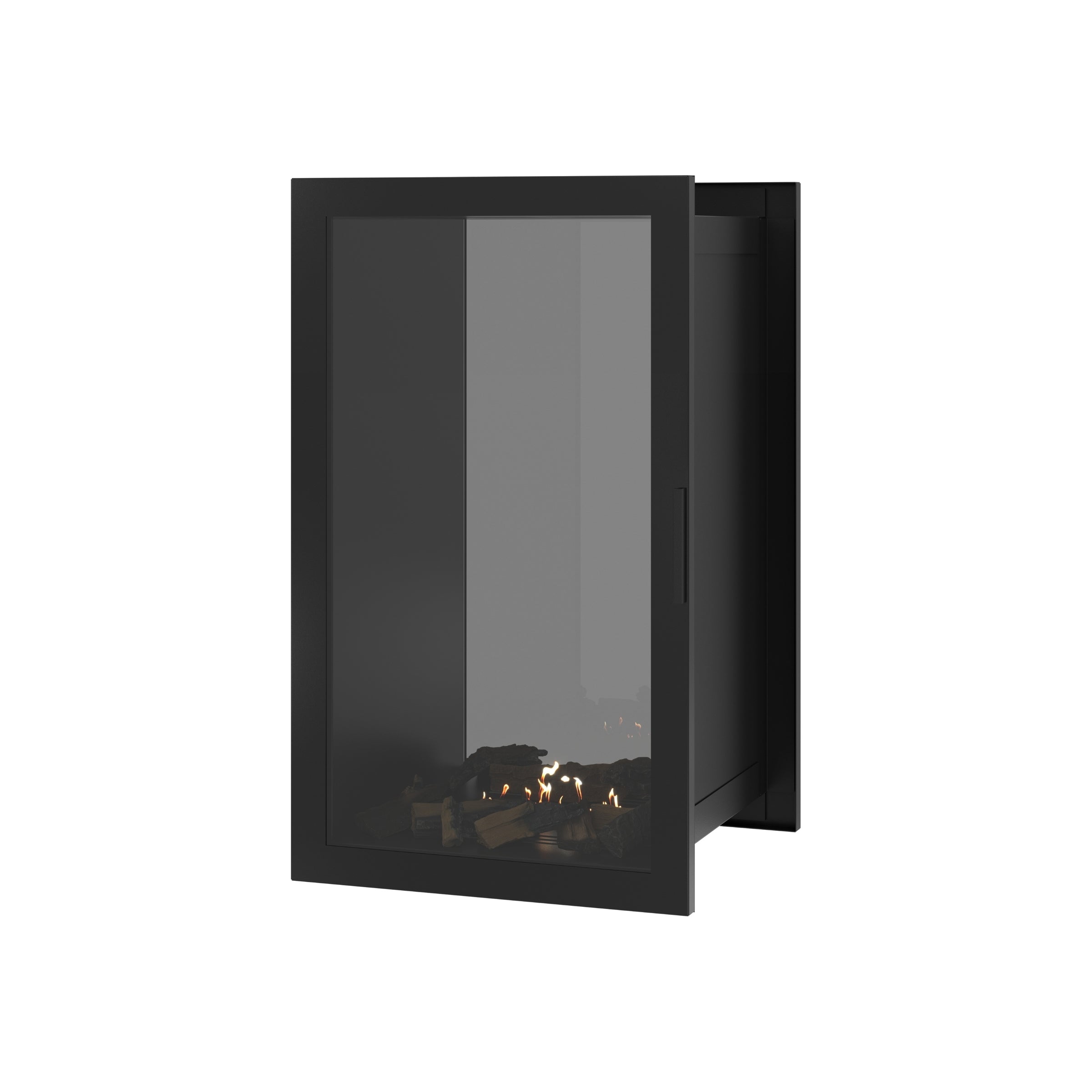 Fame Vertical Doorkijkhaard Met Volle Glas 60 x 100 cm