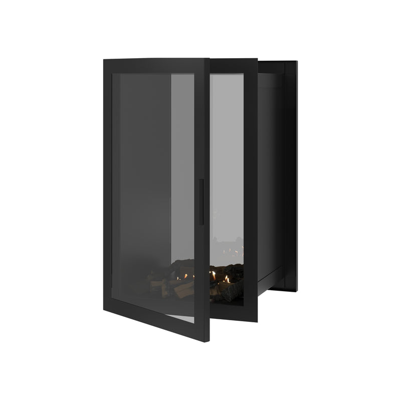 Fame Vertical Doorkijkhaard Met Volle Glas 60 x 100 cm
