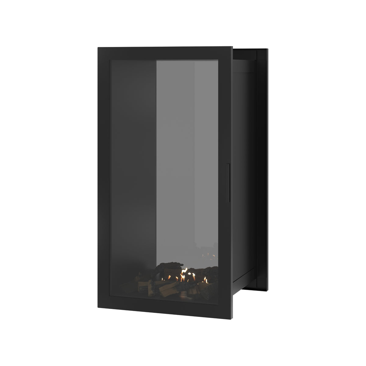 Fame Vertical Doorkijkhaard Met Volle Glas 60 x 120 cm