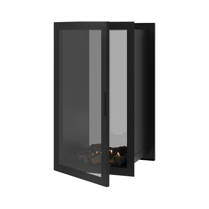 Fame Vertical Doorkijkhaard Met Volle Glas 60 x 120 cm