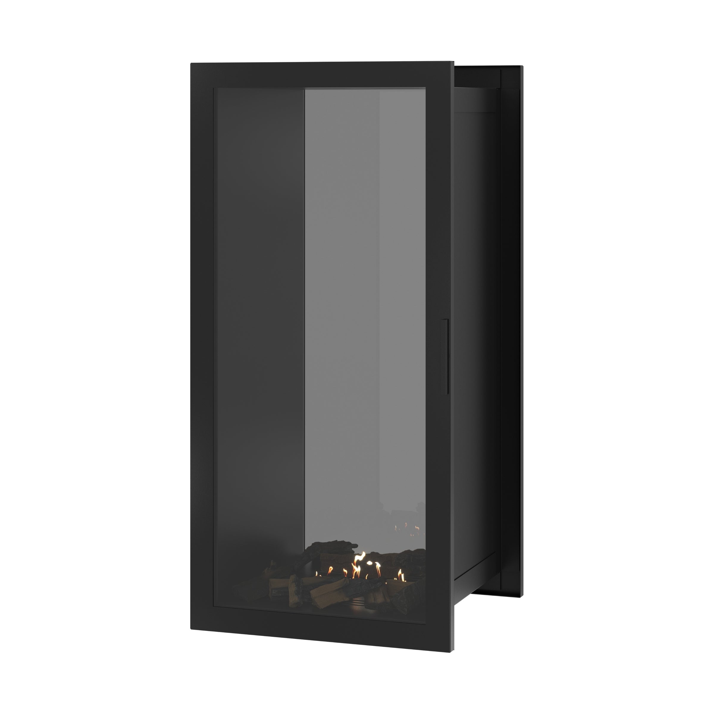 Fame Vertical Doorkijkhaard Met Volle Glas 60 x 160 cm