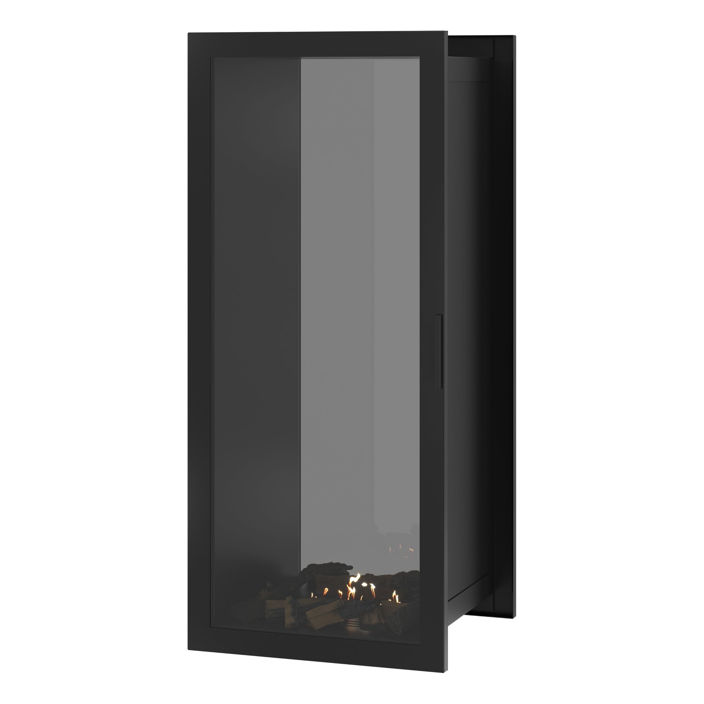 Fame Vertical Doorkijkhaard Met Volle Glas 60 x 200 cm