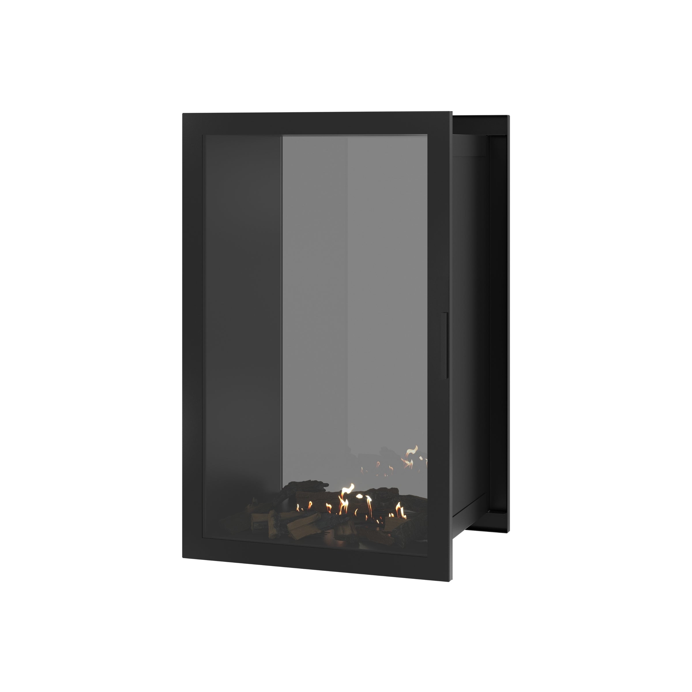 Fame Vertical Doorkijkhaard Met Volle Glas 70 x 100 cm