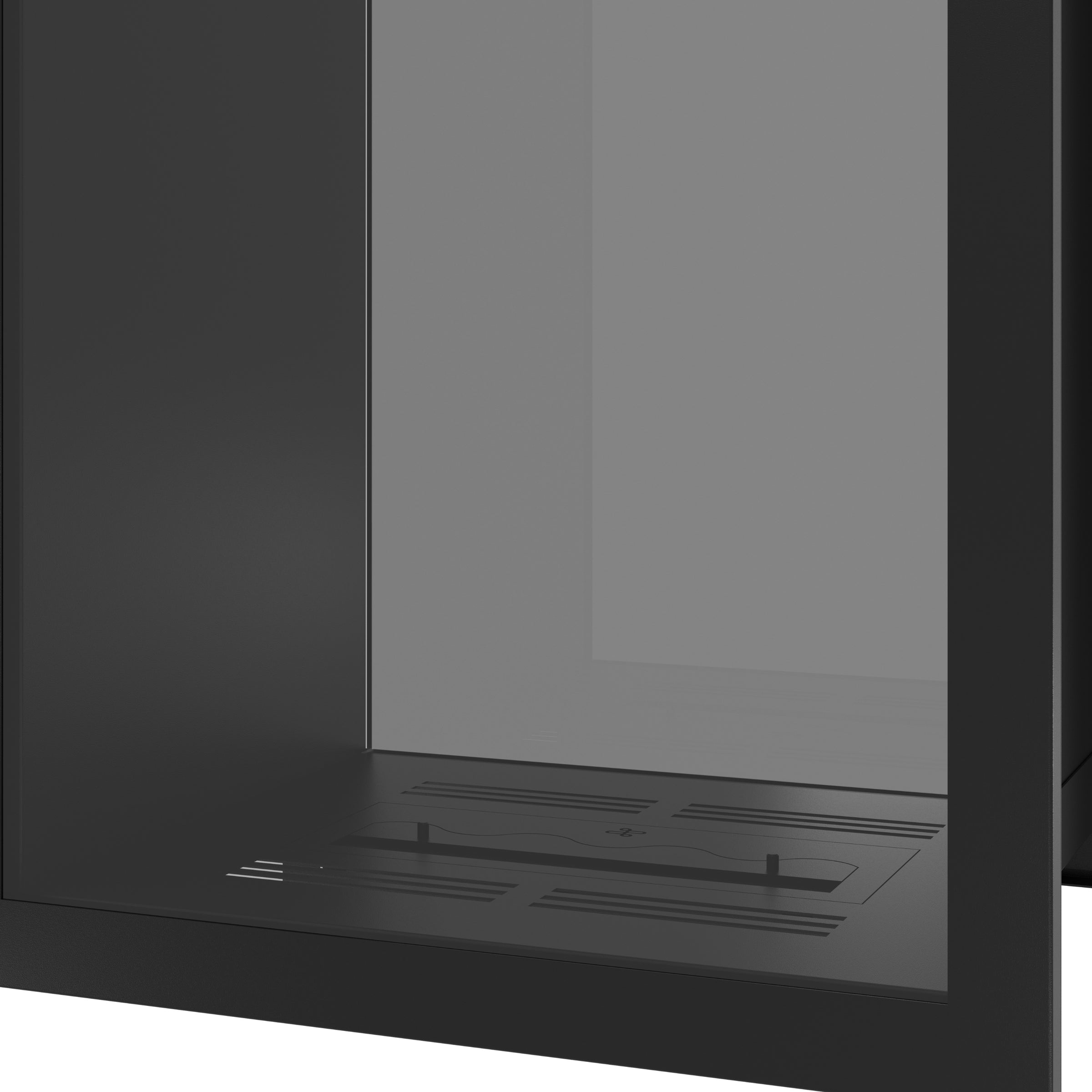 Fame Vertical Doorkijkhaard Met Volle Glas 70 x 100 cm