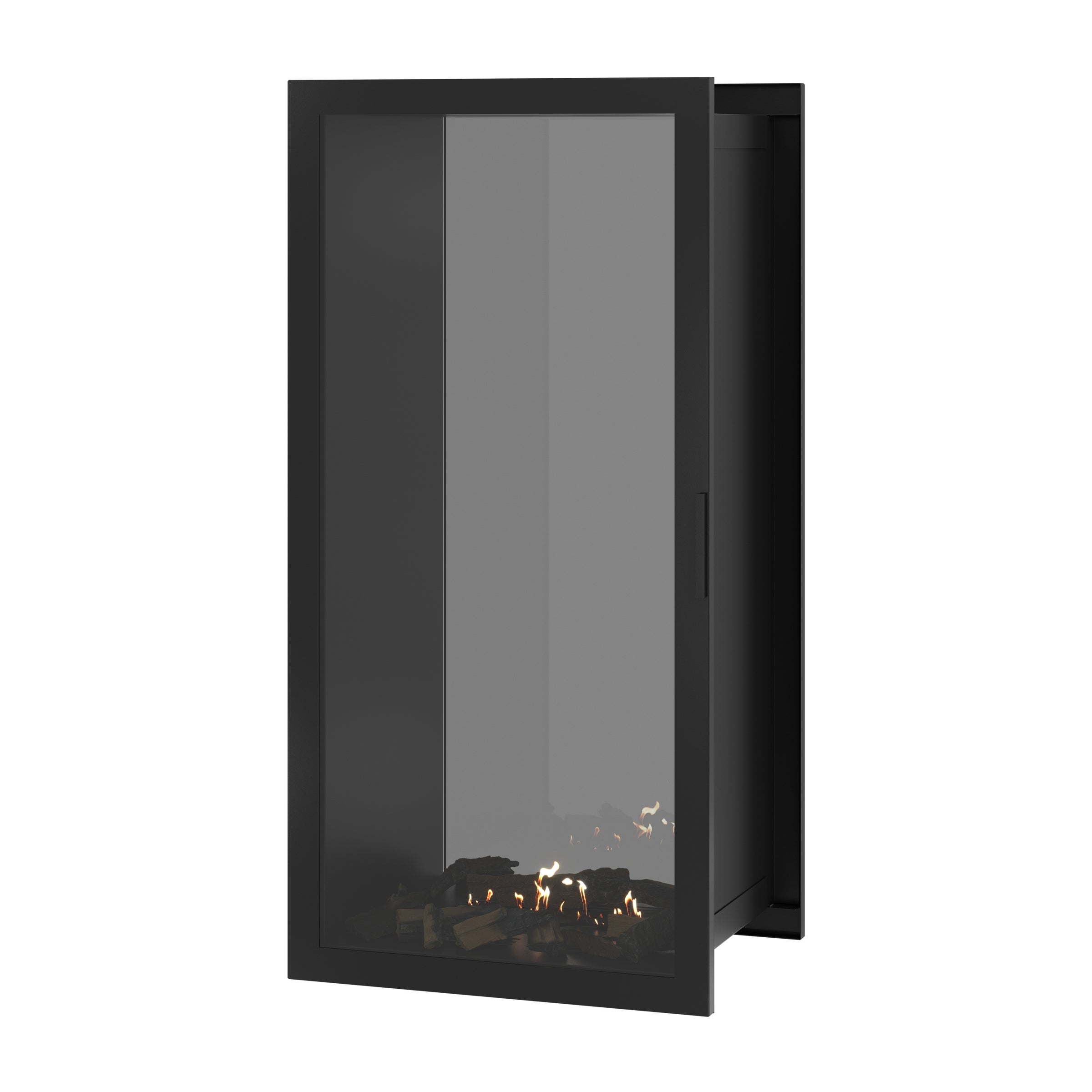 Fame Vertical Doorkijkhaard Met Volle Glas 70 x 180 cm