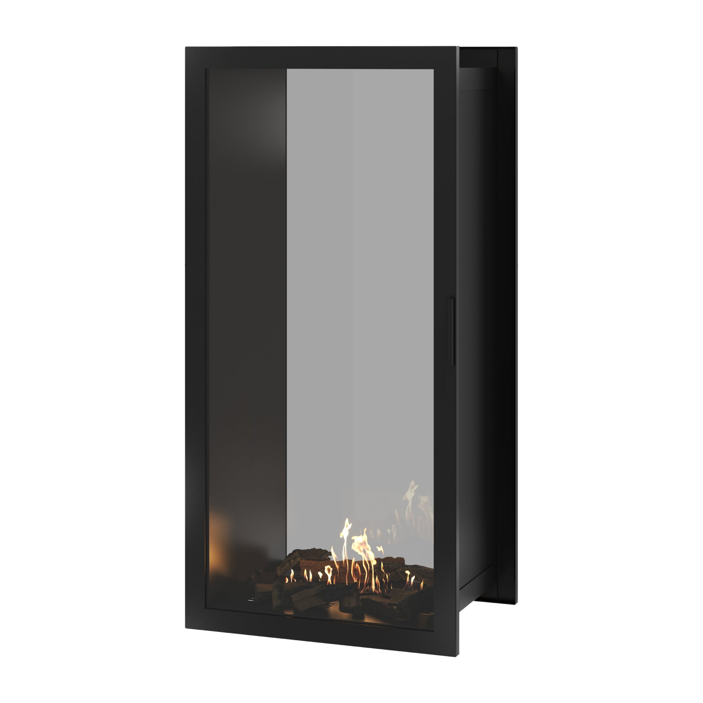 Fame Vertical Doorkijkhaard Met Volle Glas 70 x 180 cm