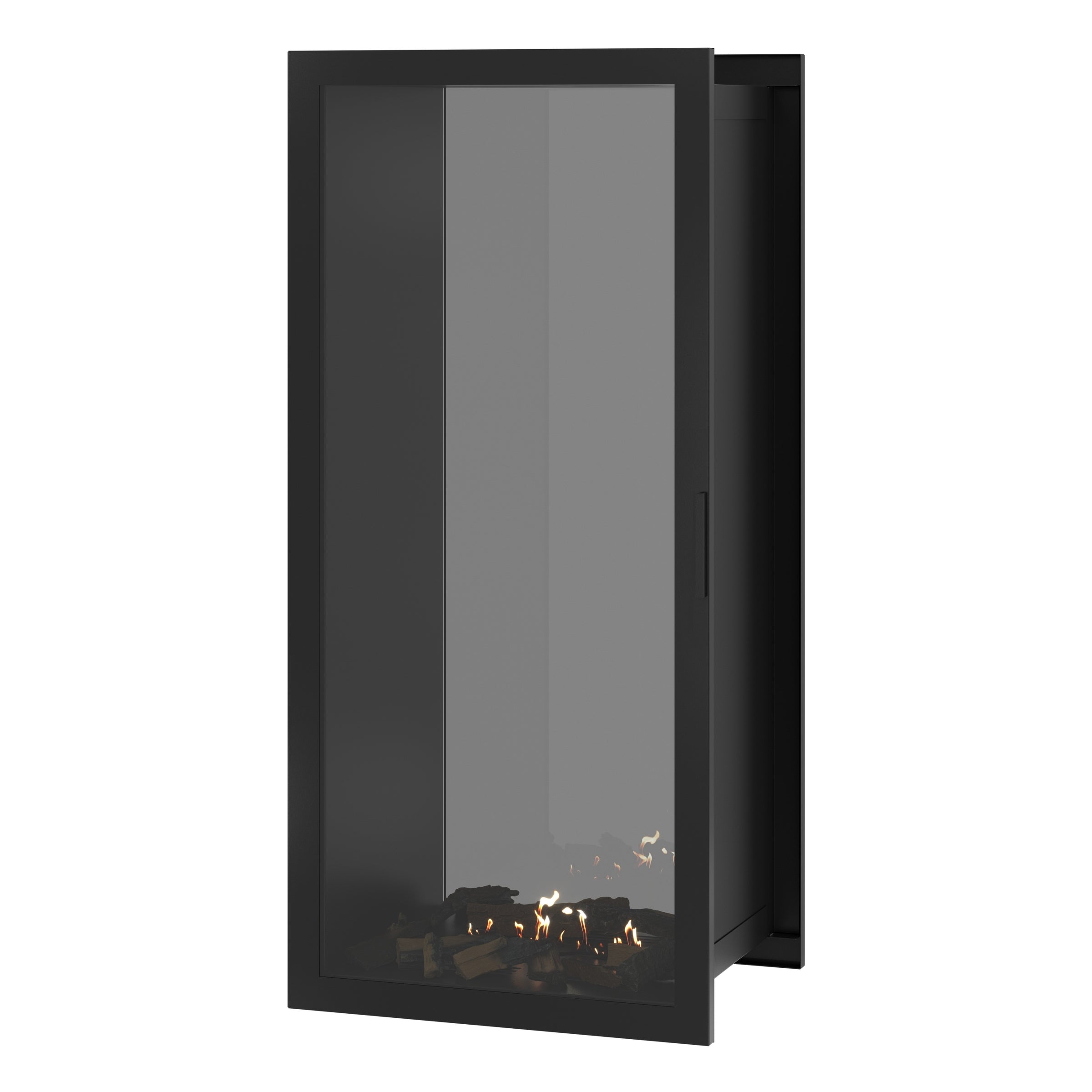 Fame Vertical Doorkijkhaard Met Volle Glas 70 x 200 cm