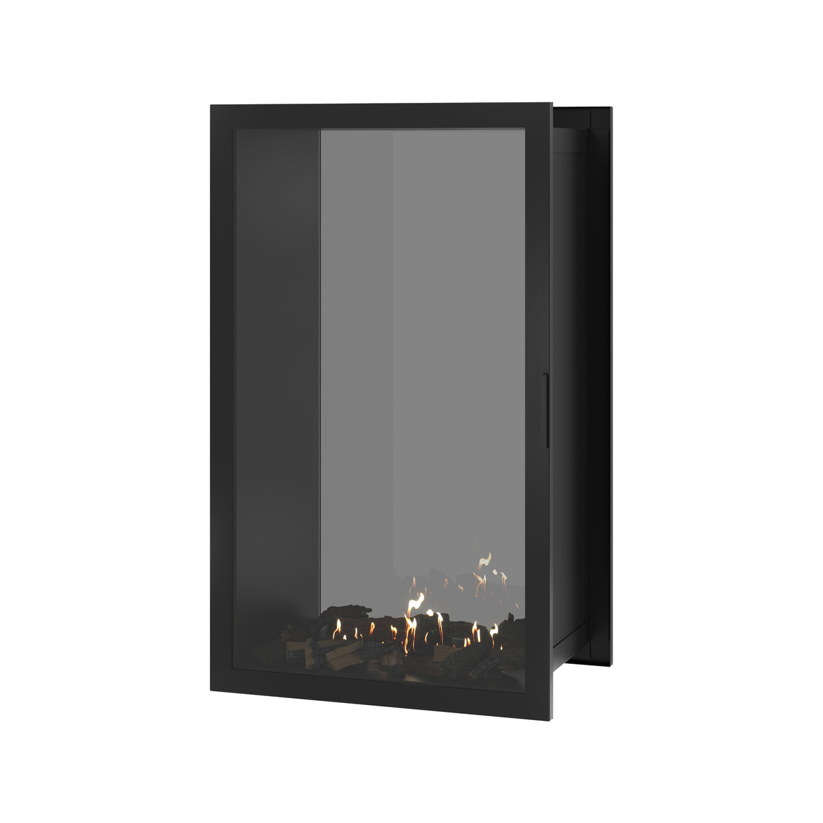 Fame Vertical Doorkijkhaard Met Volle Glas 80 x 120 cm