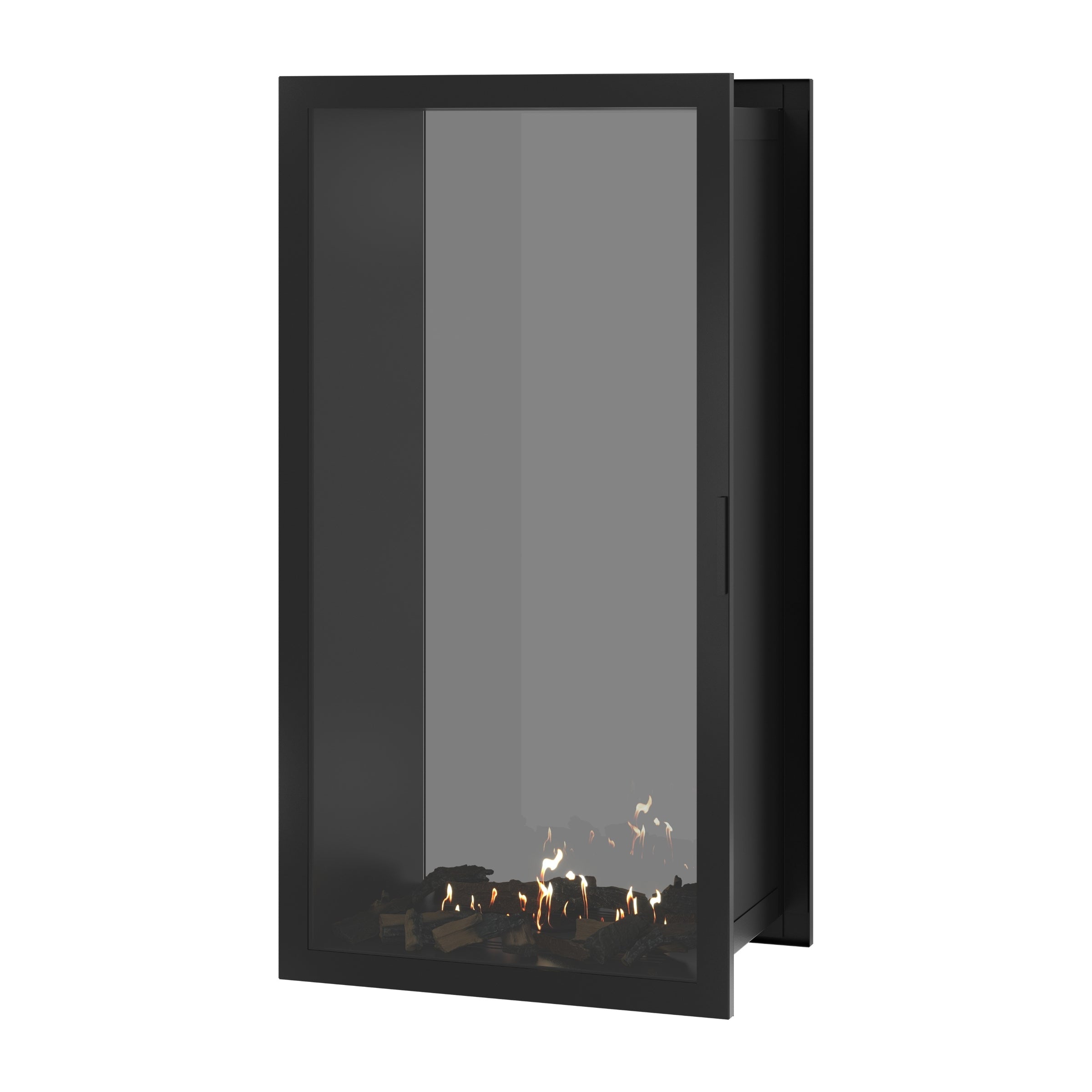 Fame Vertical Doorkijkhaard Met Volle Glas 80 x 180 cm