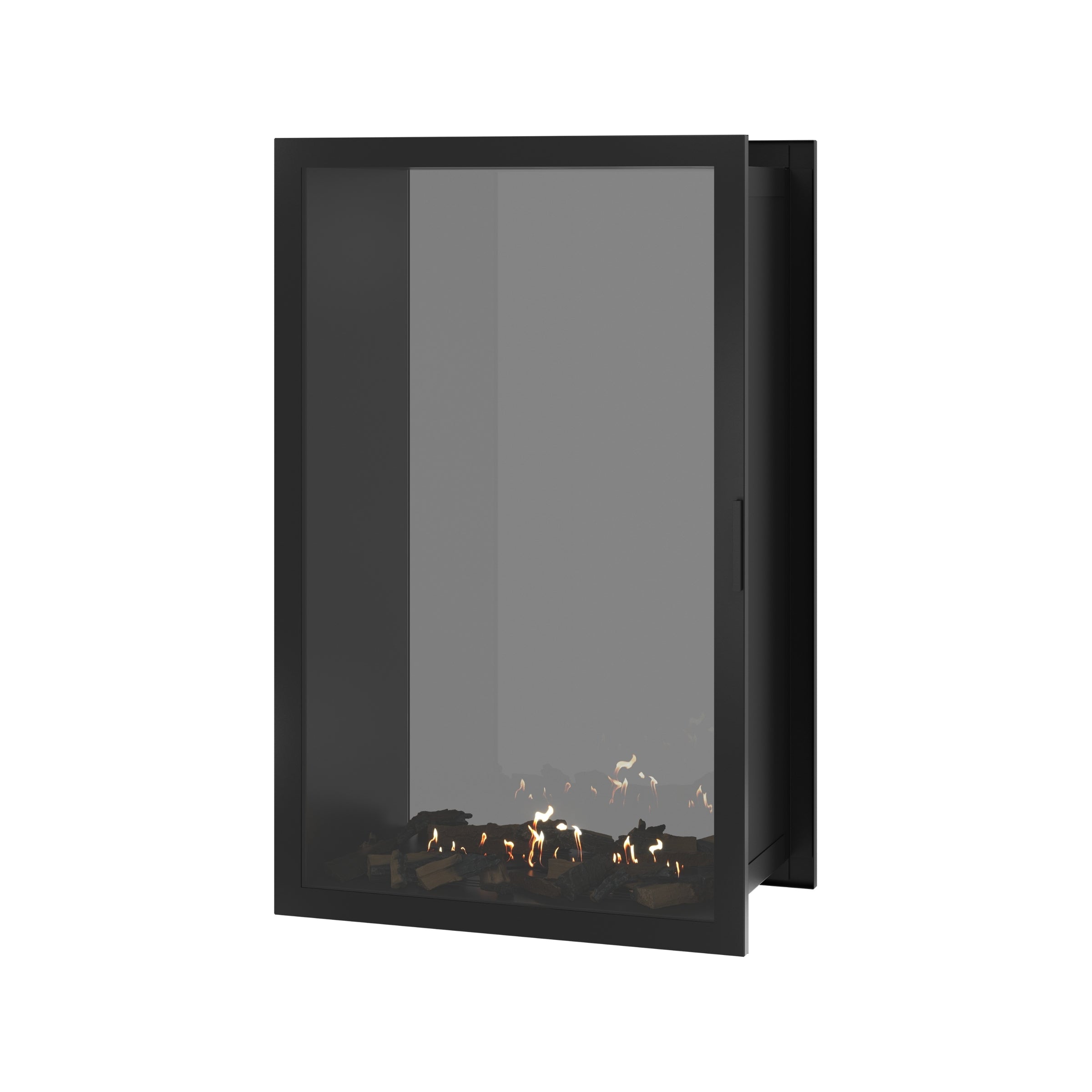Fame Vertical Doorkijkhaard Met Volle Glas 90 x 120 cm
