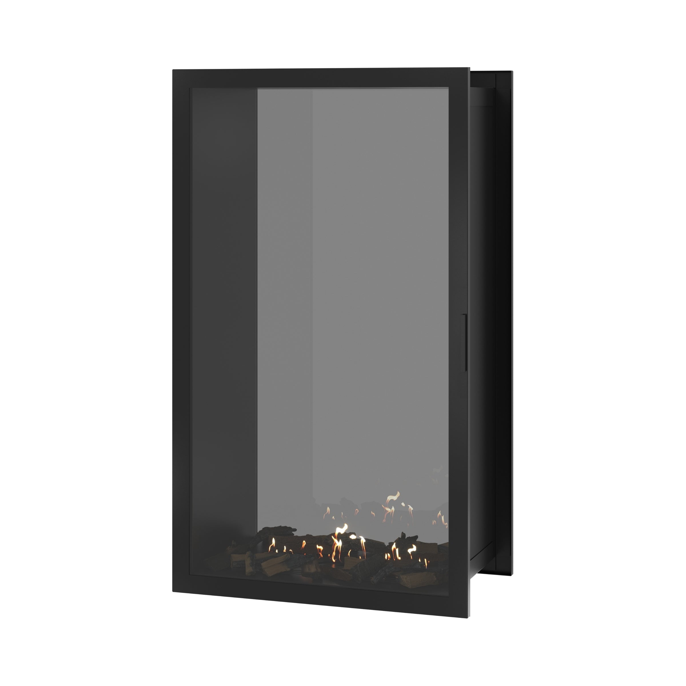 Fame Vertical Doorkijkhaard Met Volle Glas 90 x 140 cm