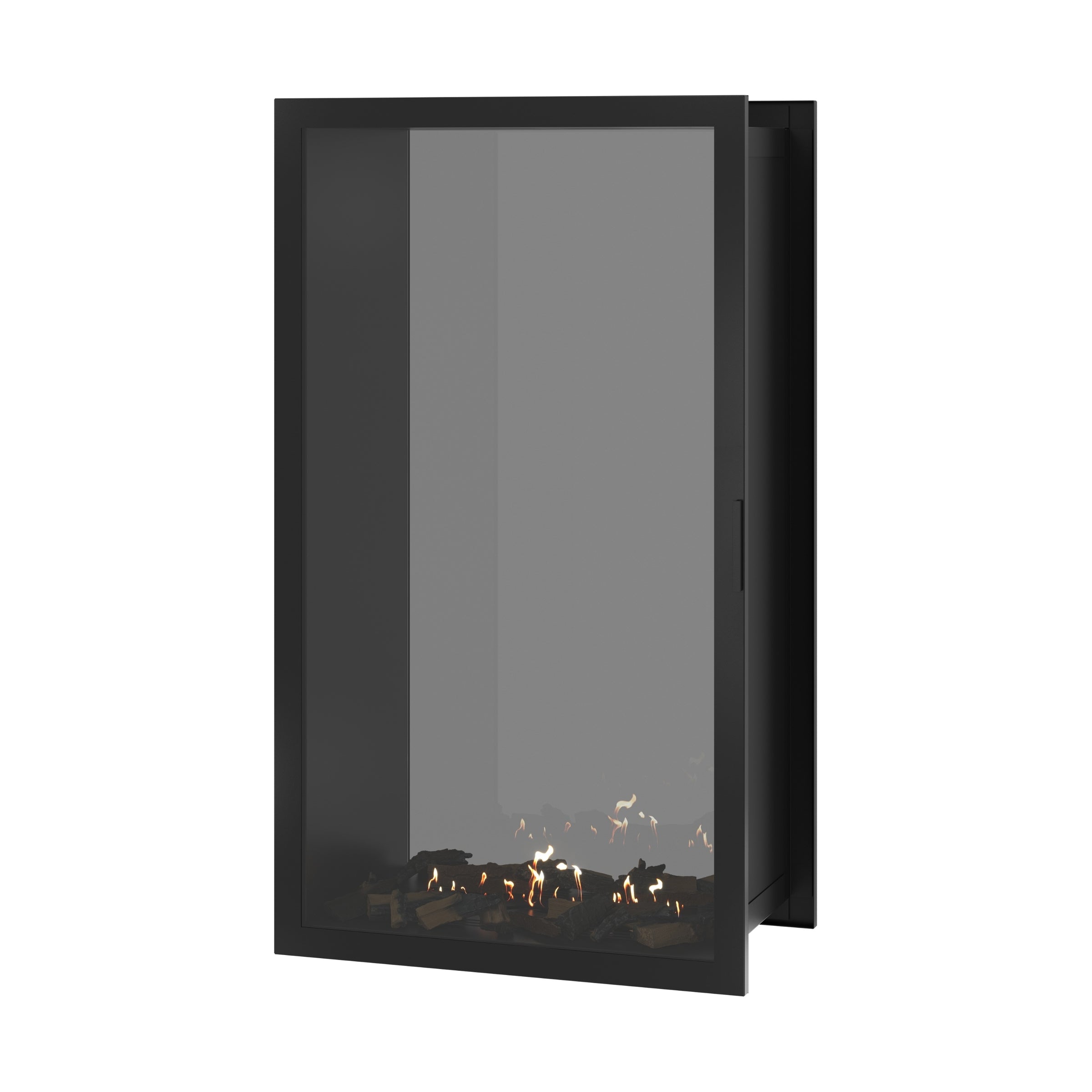 Fame Vertical Doorkijkhaard Met Volle Glas 90 x 160 cm
