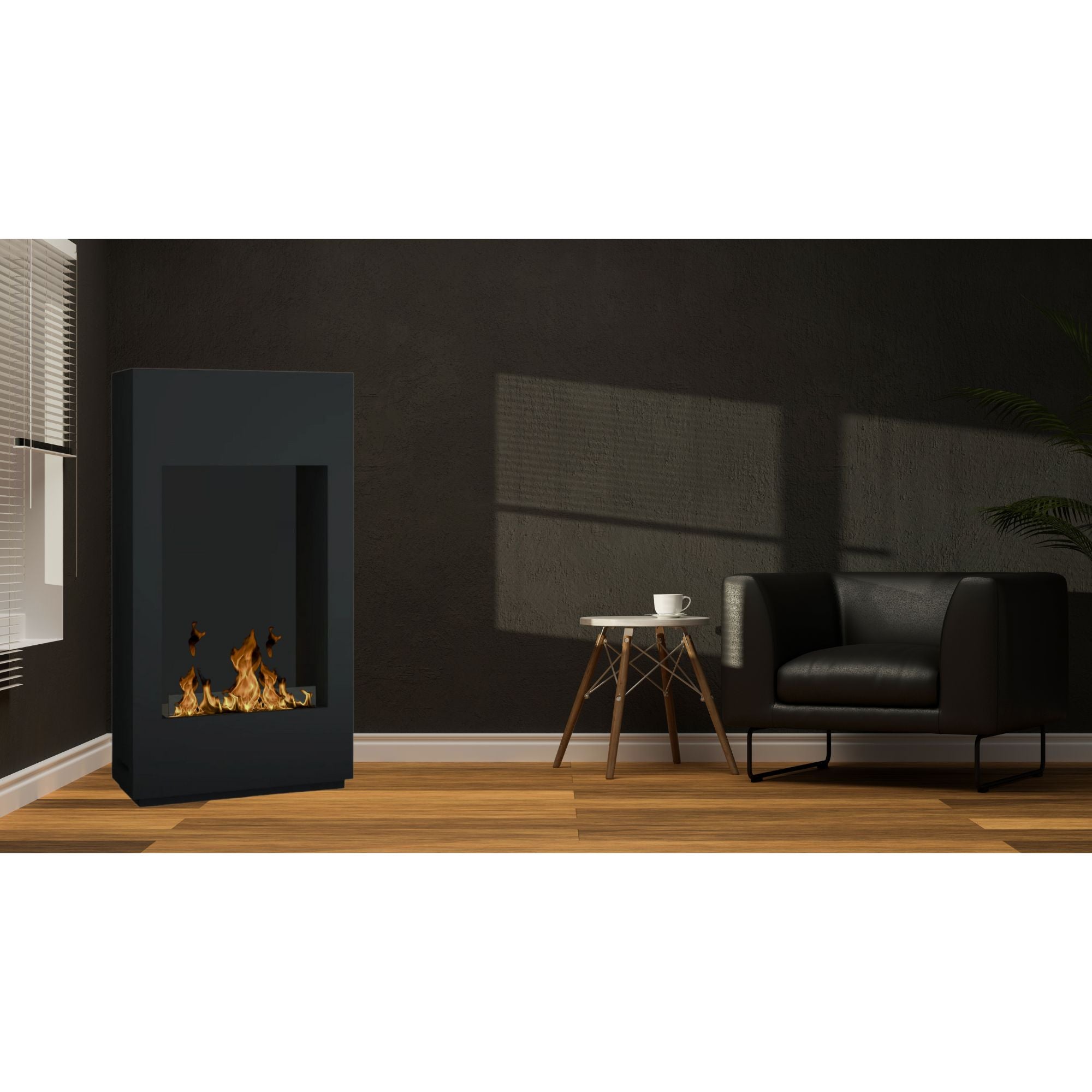 Flame Z Bio Ethanol Vrijstaand Haard H113 cm