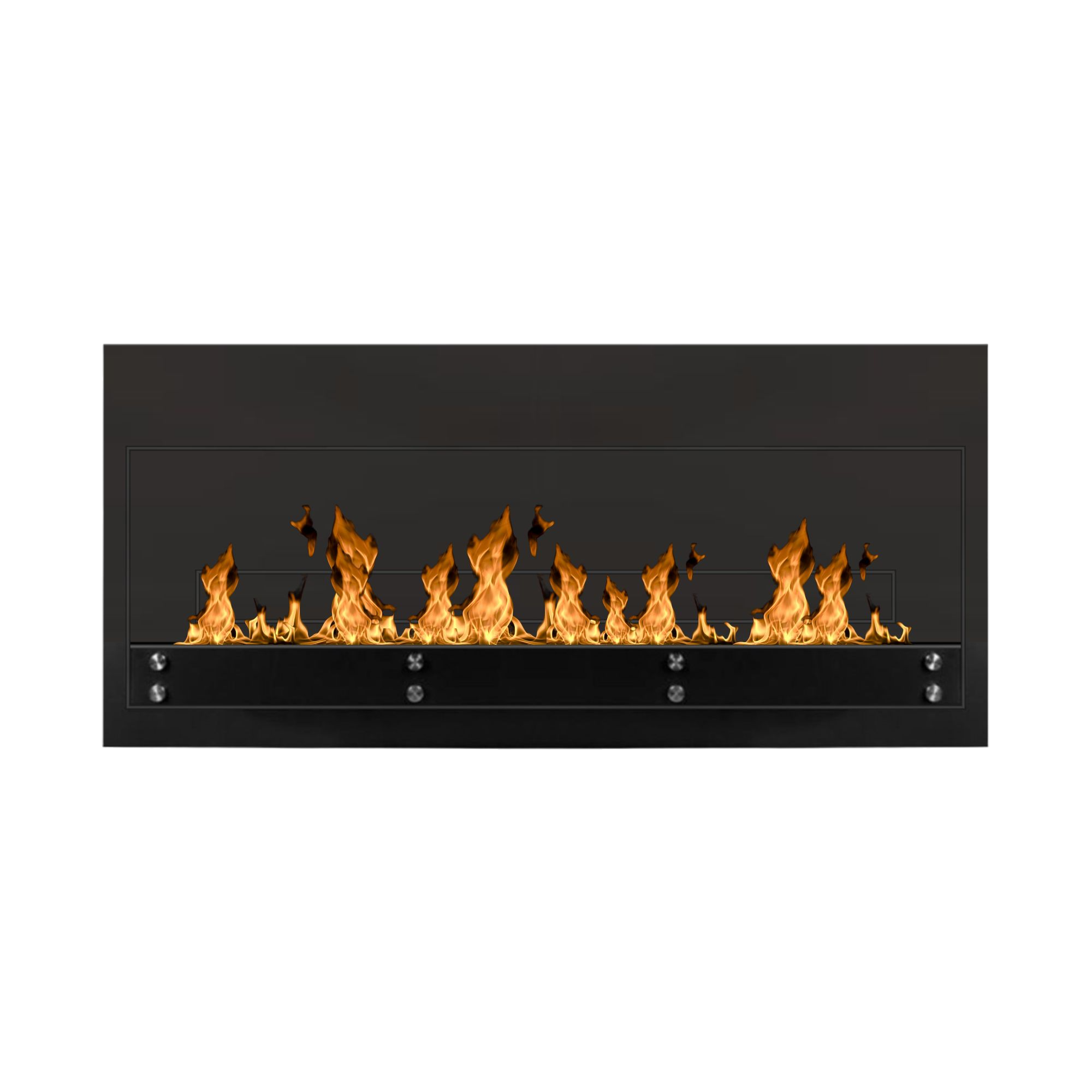 Fudi Black Hanging Bio Fireplace 154 CM