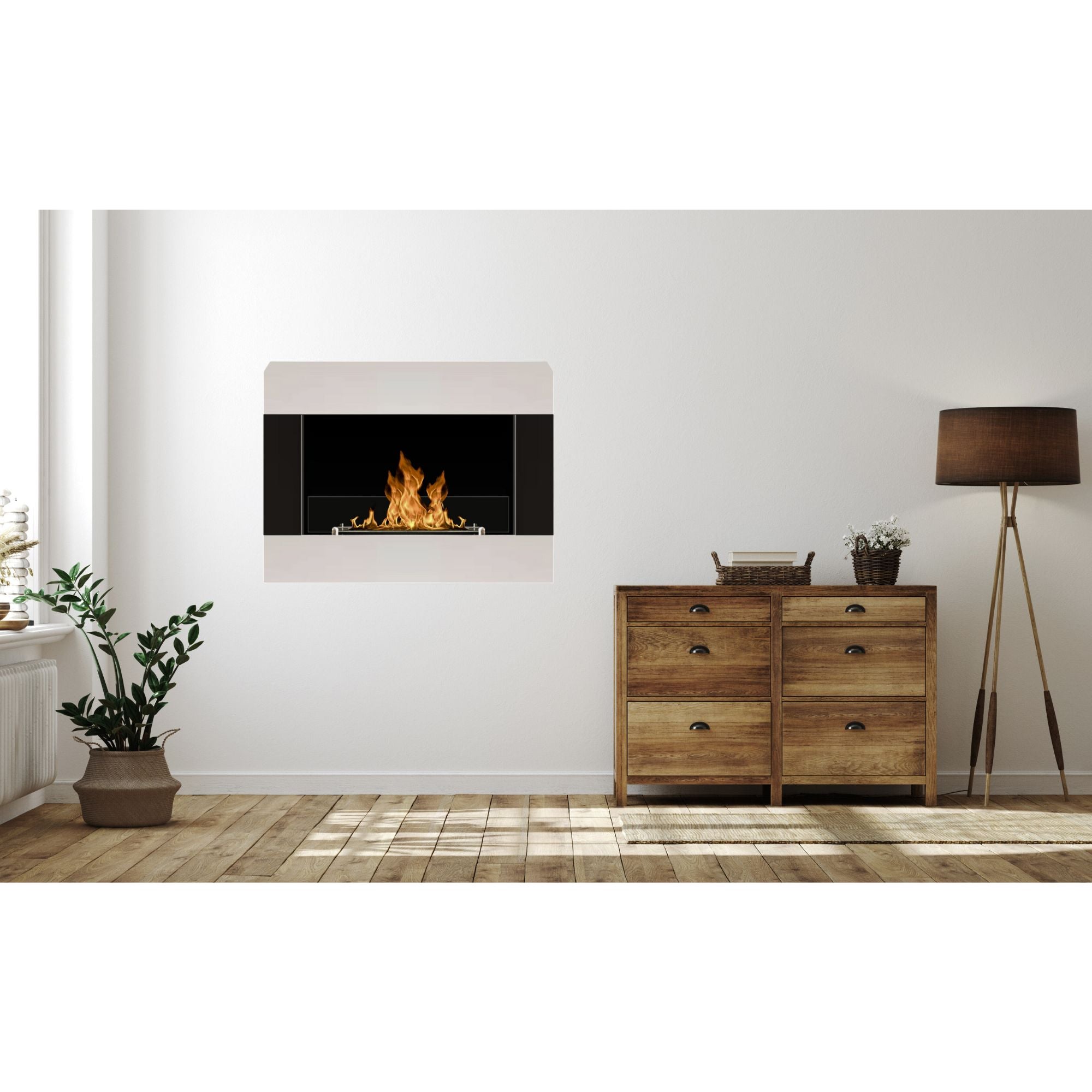 Glamvuur Bio-Ethanol Wandhaard 82 cm