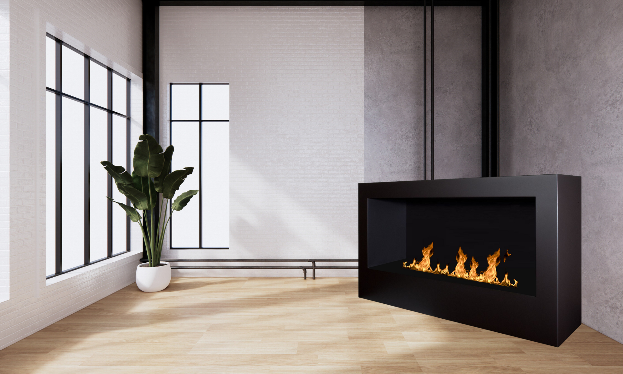 Gunter Bio Ethanol Vrijstaand Haard 120 cm