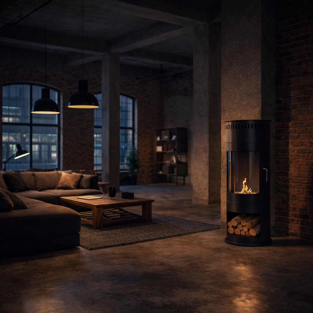 Habe Bio Ethanol Vrijstaande Kachelhaard H113 cm