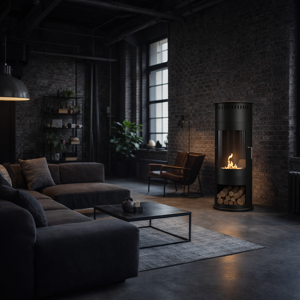 Habe Bio Ethanol Vrijstaande Kachelhaard H113 cm