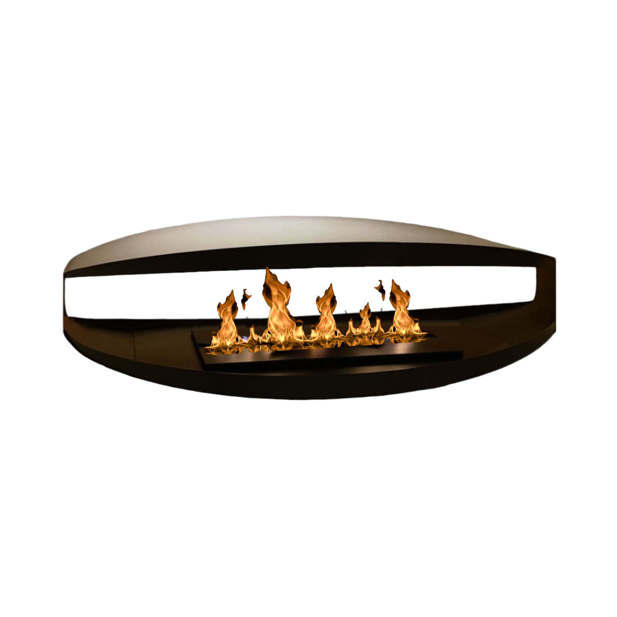 Hamo Bio-Ethanol Freestanding Fireplace 120 CM