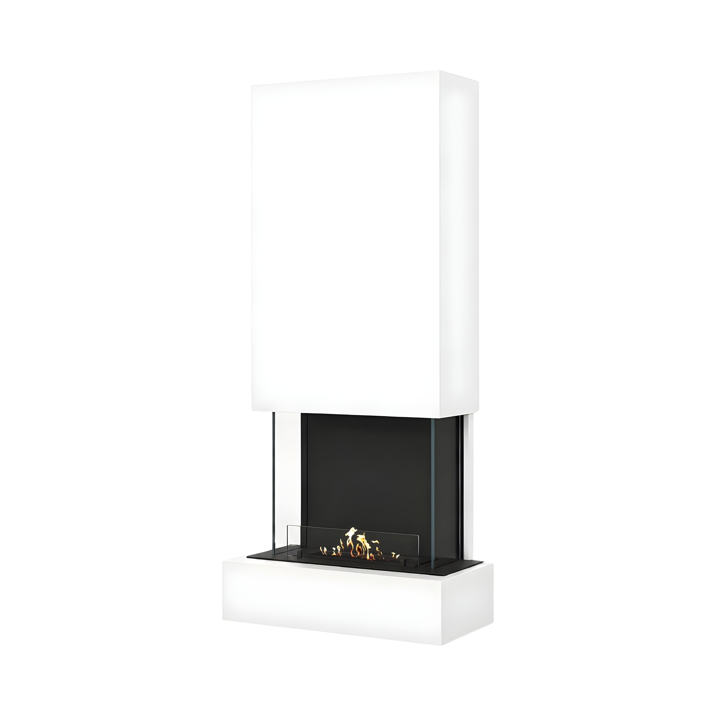 Holly Bio Ethanol Wandhaard Wit H180 cm