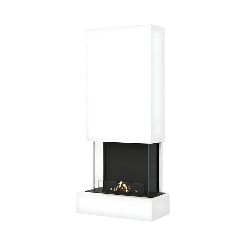 Holly Bio Ethanol Wandhaard Wit H180 cm