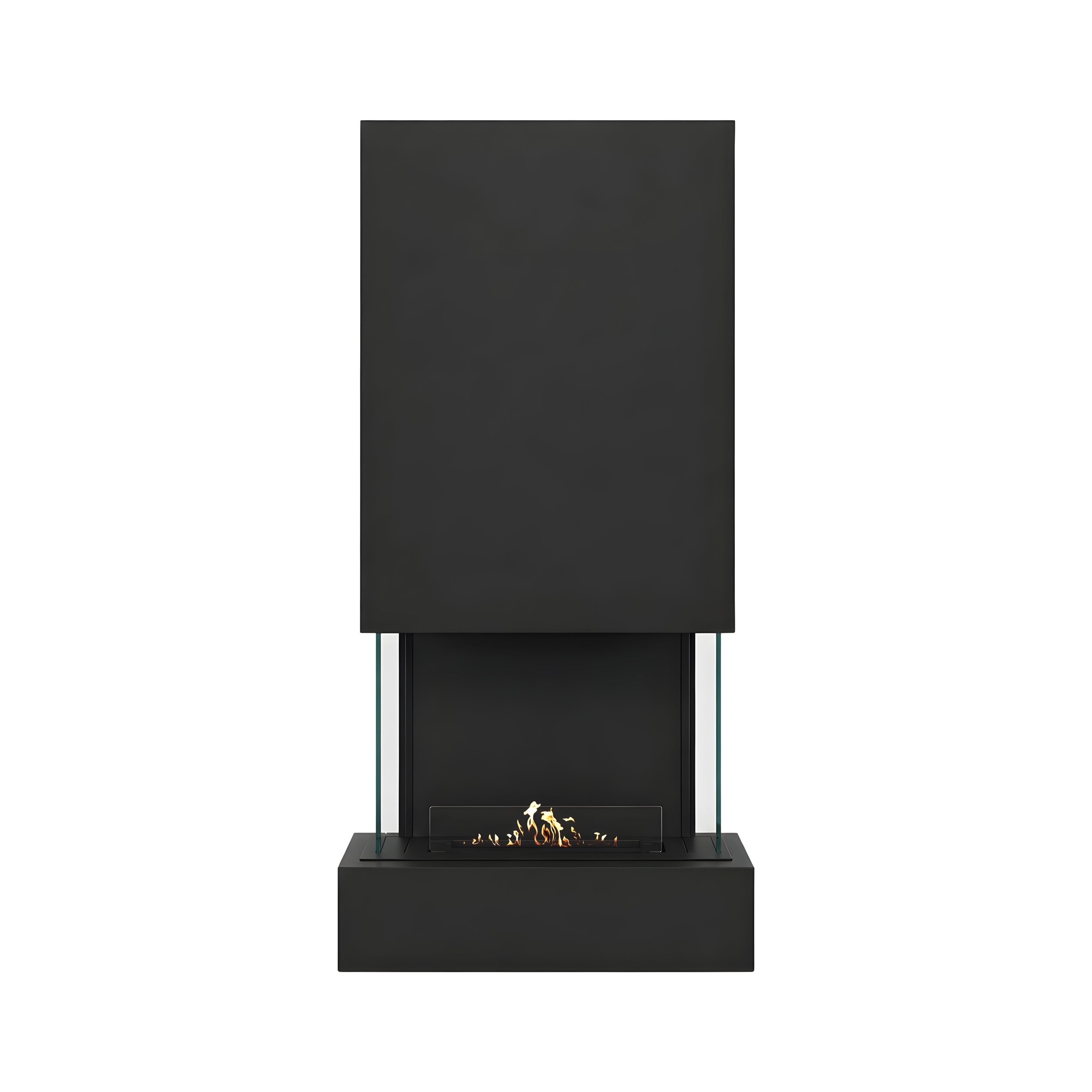Holly Bio Ethanol Wandhaard Zwart H180 cm