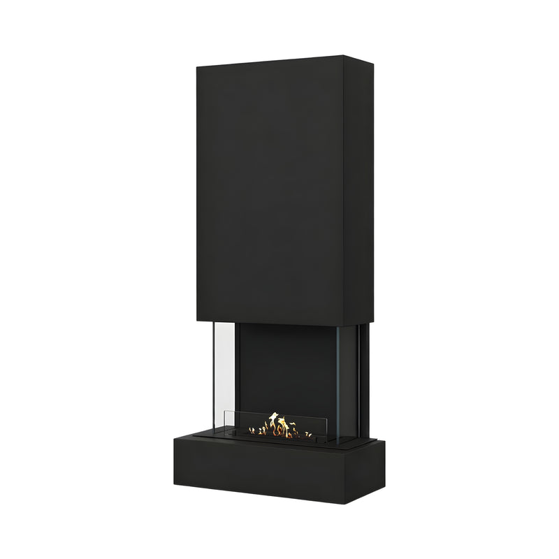 Holly Bio Ethanol Wandhaard Zwart H180 cm