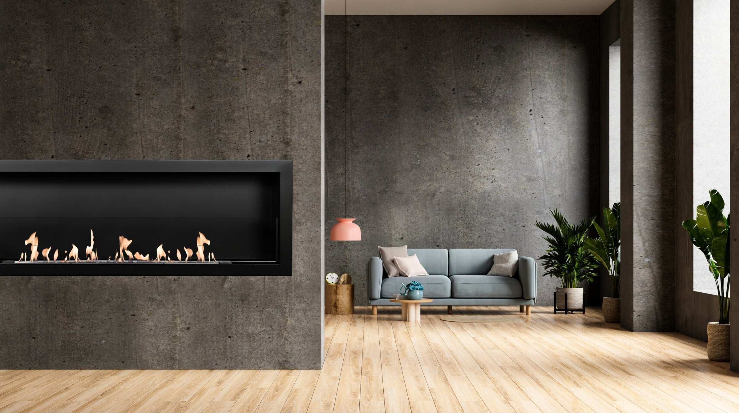 S-line 3D Bio Ethanol Inbouwhaard 120 cm