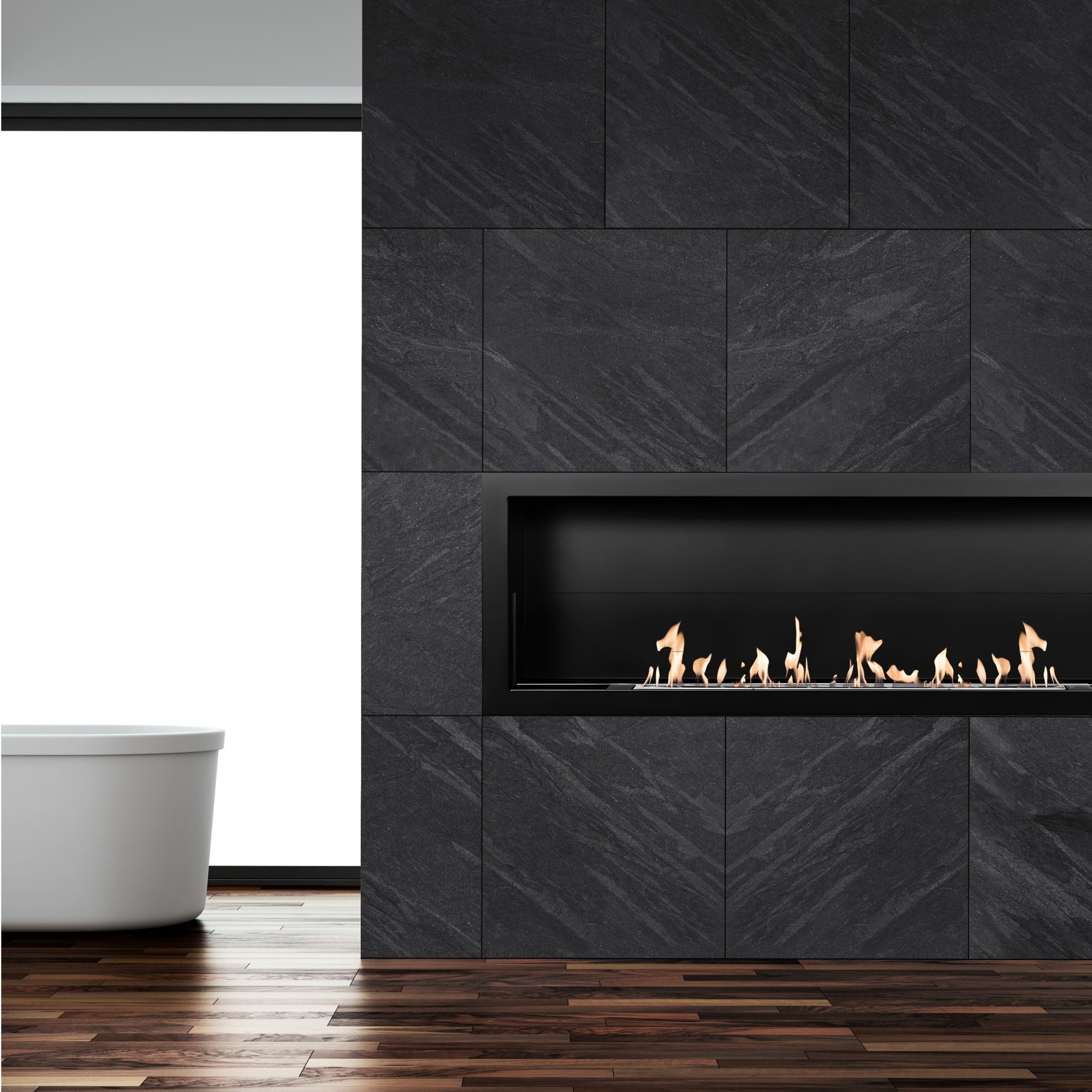 S-line 3D Bio Ethanol Inbouwhaard 120 cm