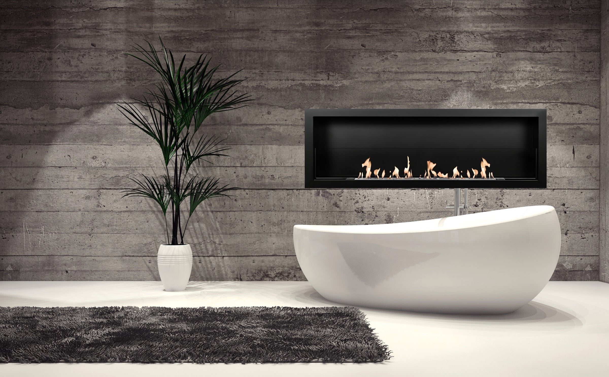 S-line 3D Bio Ethanol Inbouwhaard 120 cm
