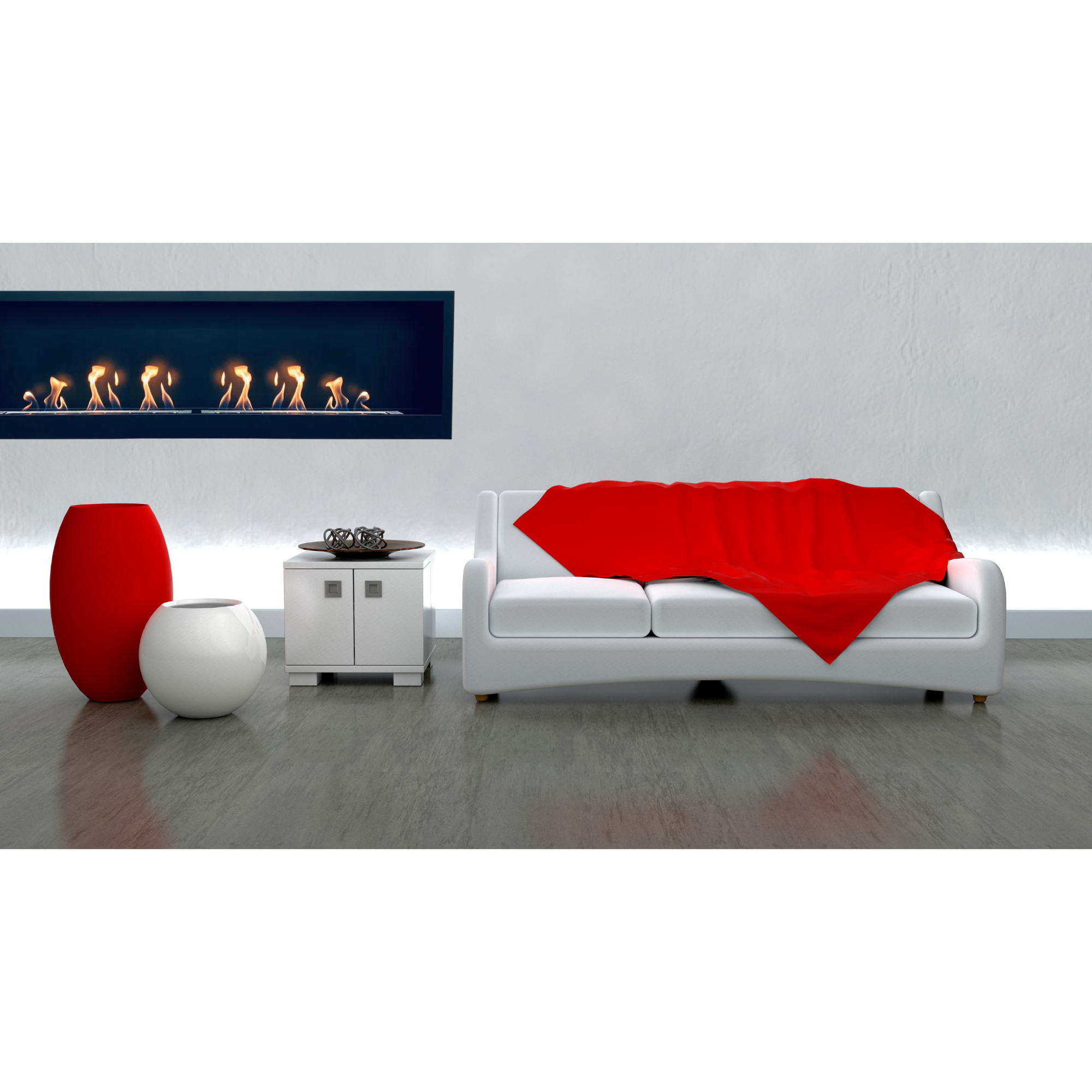 S-line Bio Ethanol Inbouwhaard 180 cm