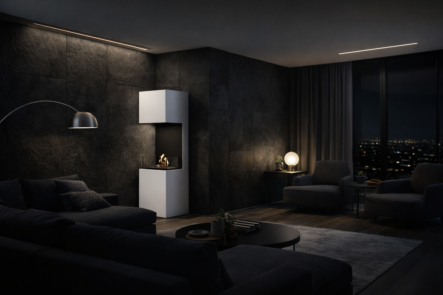 Labo Bio Ethanol Vrijstaand Kachel H150 cm