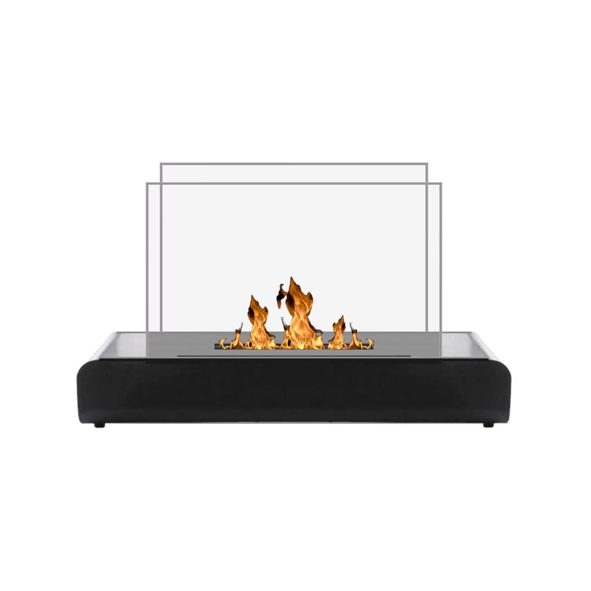 Estate Black Table Fireplace 60 cm
