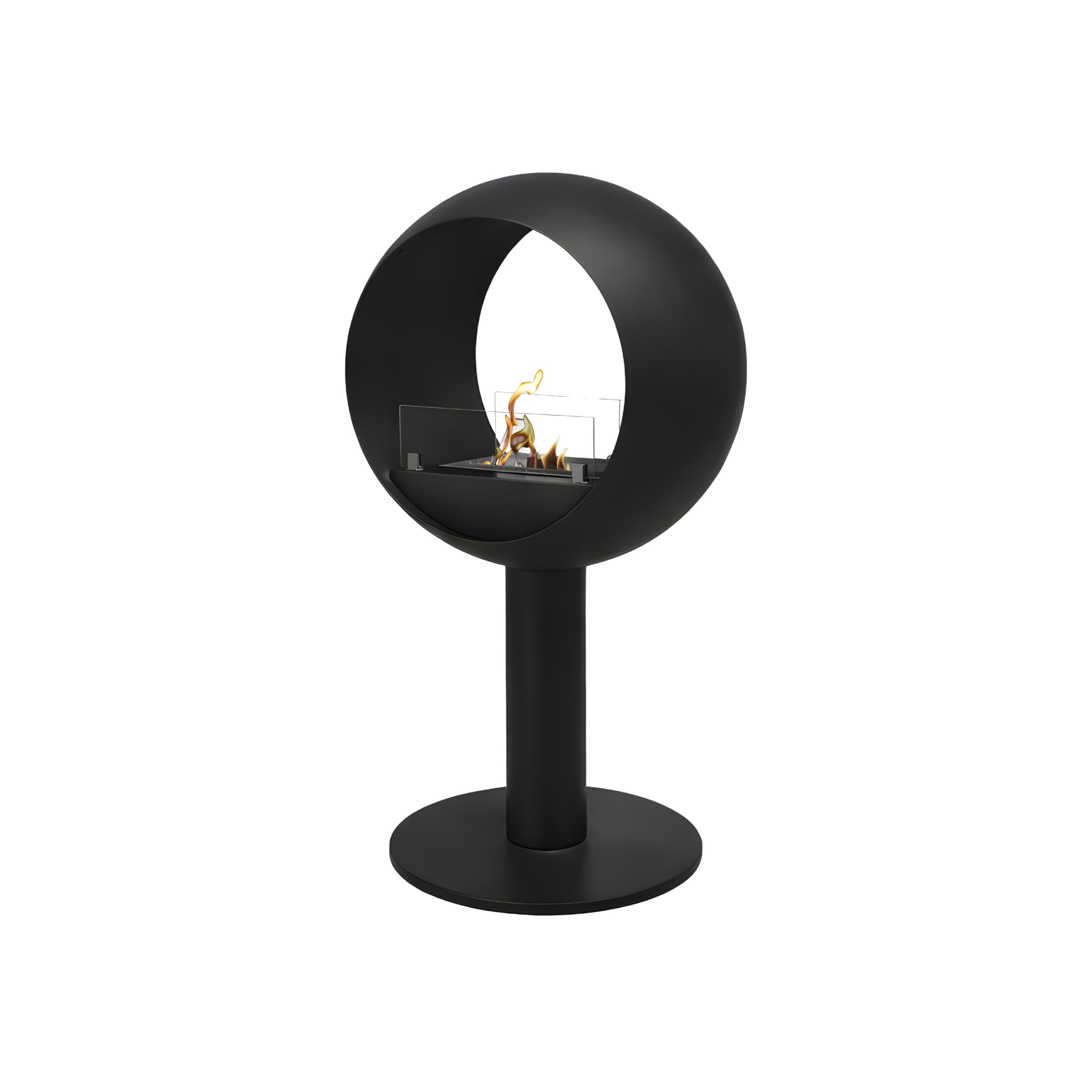Lunan Bio Ethanol Vrijstaand Doorkijkhaard D60 cm