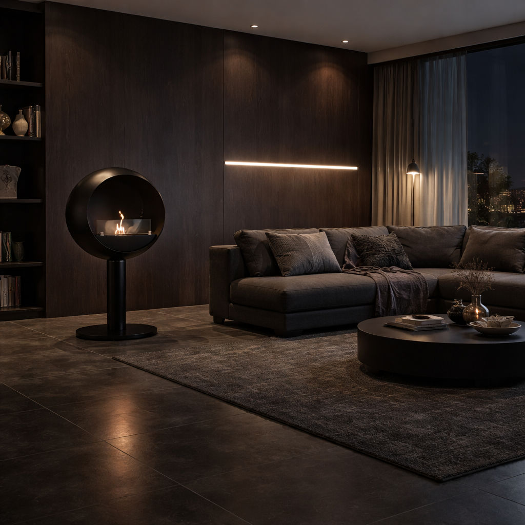 Lunan Bio Ethanol Vrijstaand Haard D60 cm