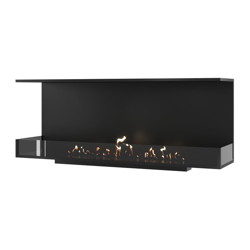 Made Driezijdig Inbouwhaard 150 cm