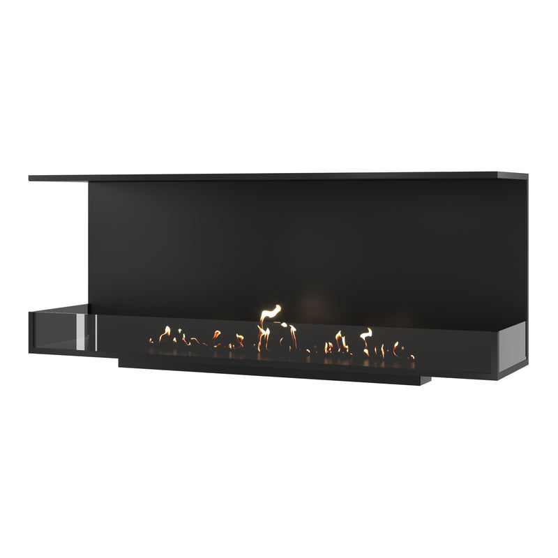 Made Driezijdig Inbouwhaard 160 cm