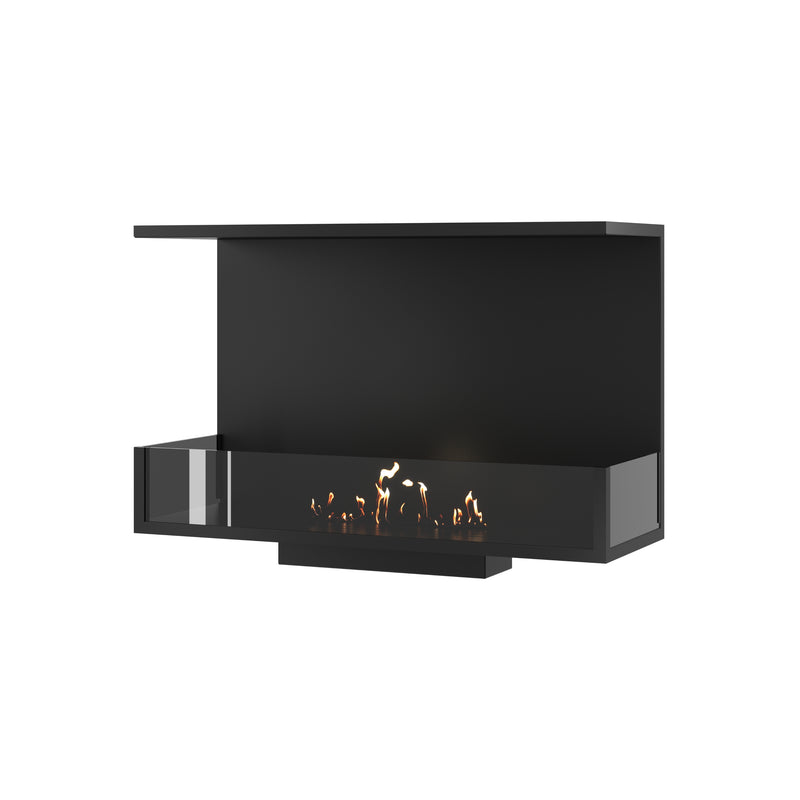 Made Driezijdig Inbouwhaard 80 cm