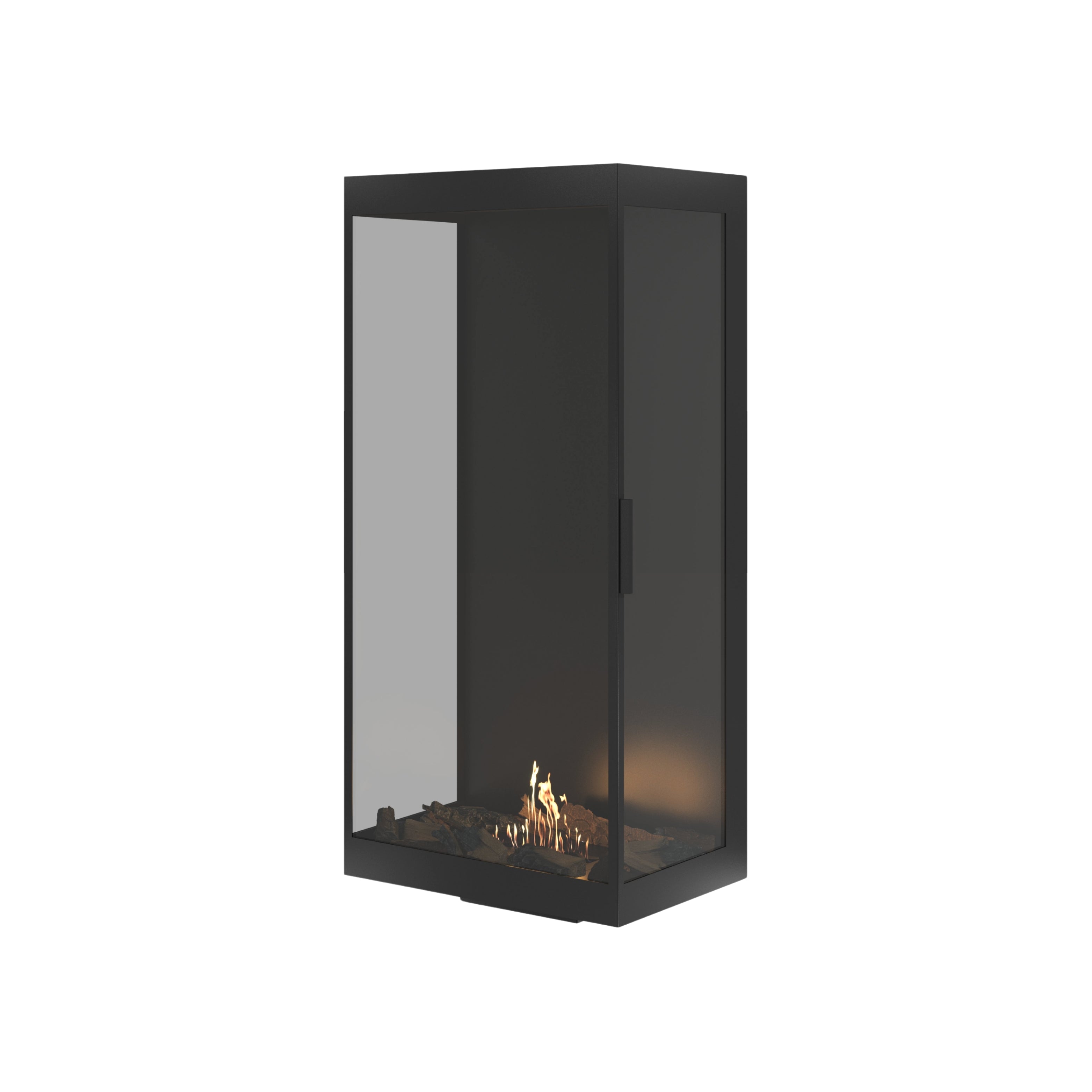 Made Driezijdig Vertical Roomdivider Volle Glas 60 x 120 cm