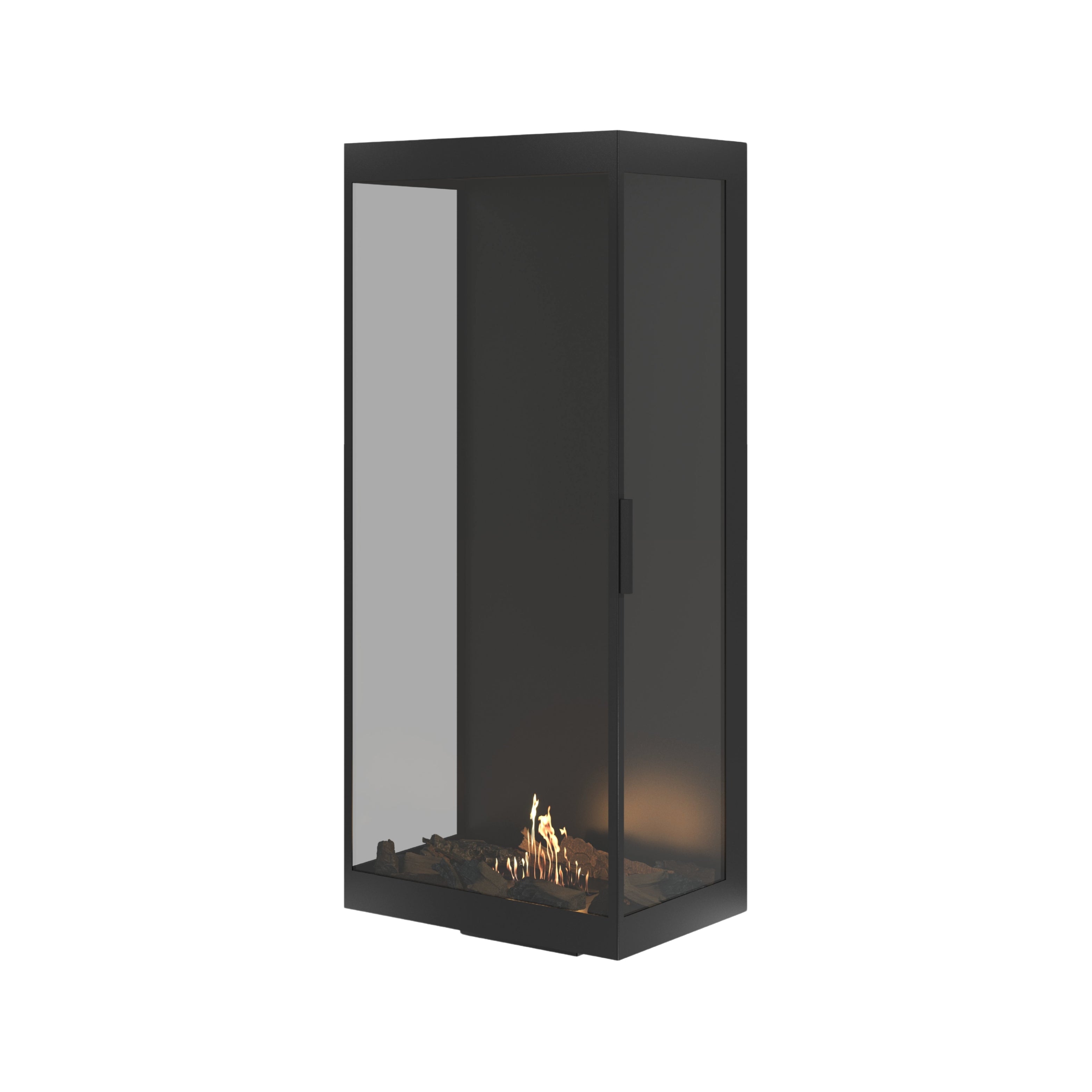 Made Driezijdig Vertical Roomdivider Volle Glas 60 x 140 cm