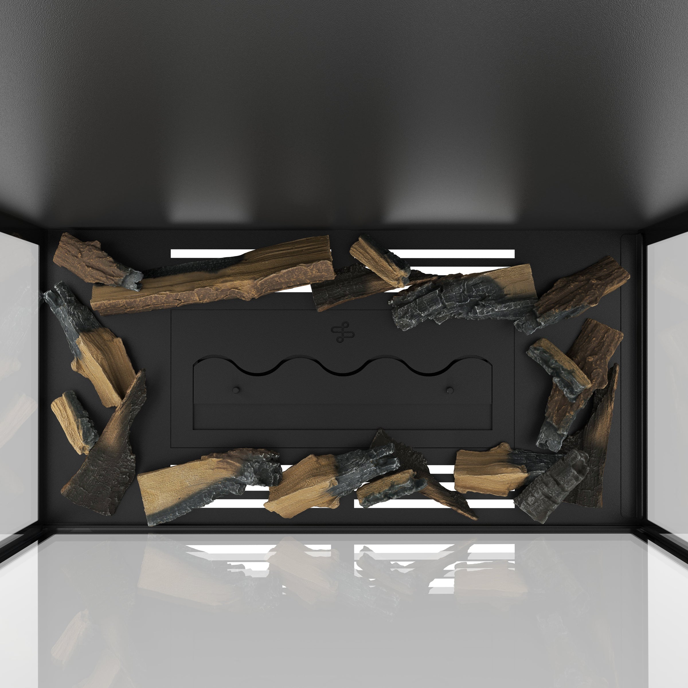 Made Driezijdig Vertical Roomdivider Volle Glas 70 x 120 cm