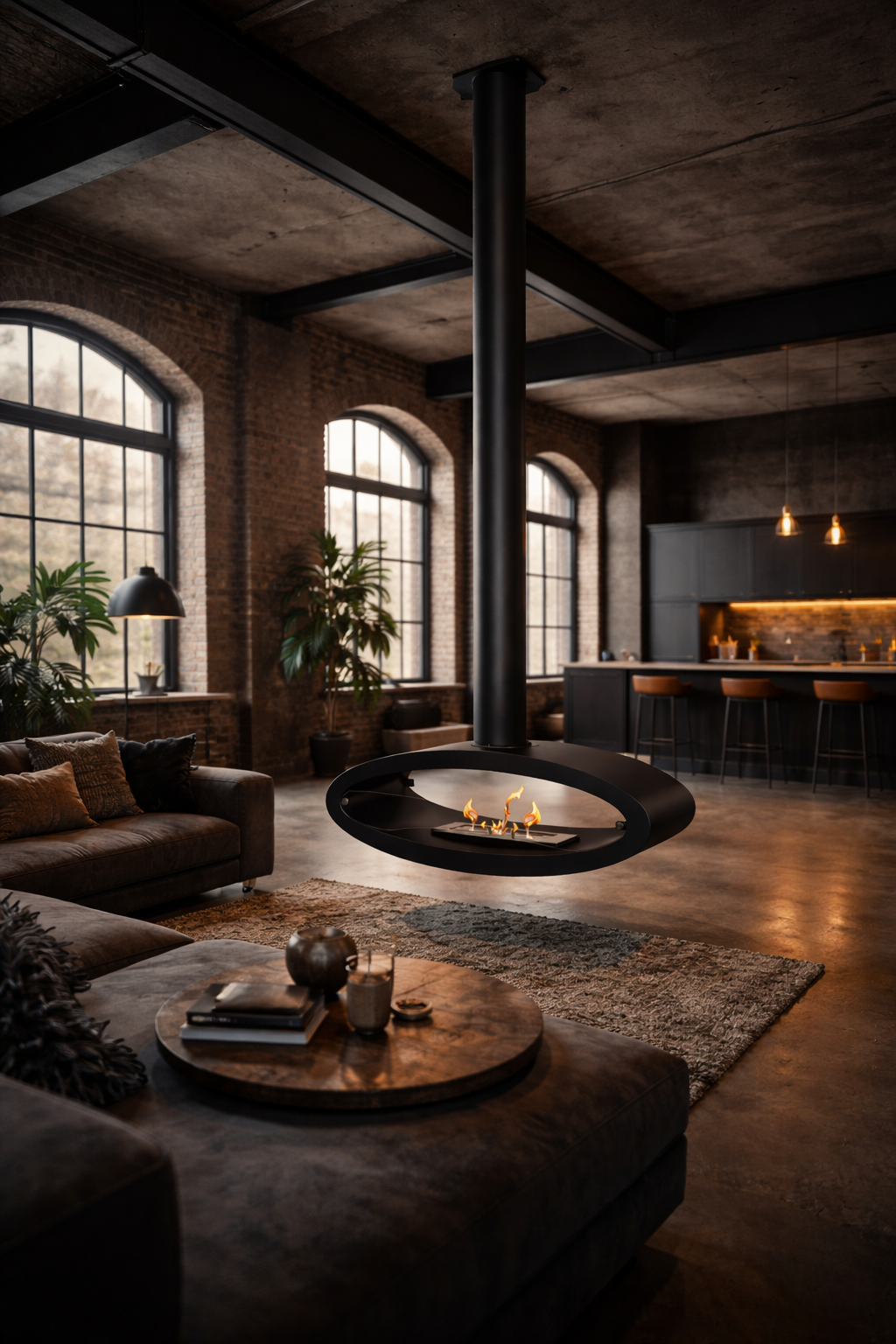 Malema Bio Ethanol Plafondhaard 112 CM